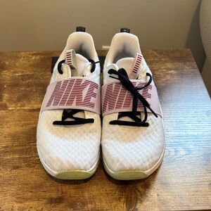 Nike White and Pink Sneakers